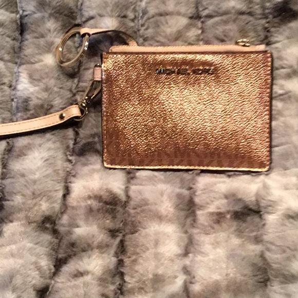 Michael Kors Bags Michael Kors Keychain Gold Wallet Poshmark